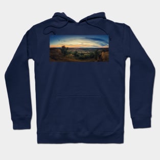 autumn sunset over hills Hoodie